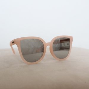 Pink QUAY Mirrored Sunglasses